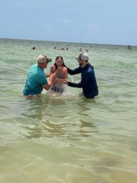 Baptisms at Lowdermilk beach 4