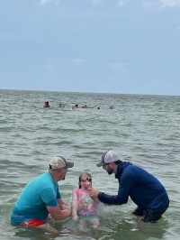 Baptisms at Lowdermilk beach 6