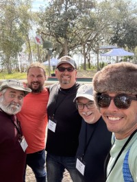 a hearty group of campers