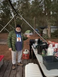 cold morning and hot coffee