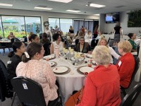 Women around decorated table