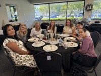 Women around decorated table