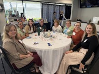 Women around decorated table