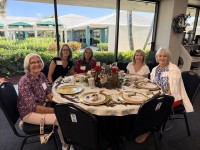 Women around decorated table