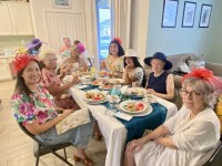 ladies at tea time