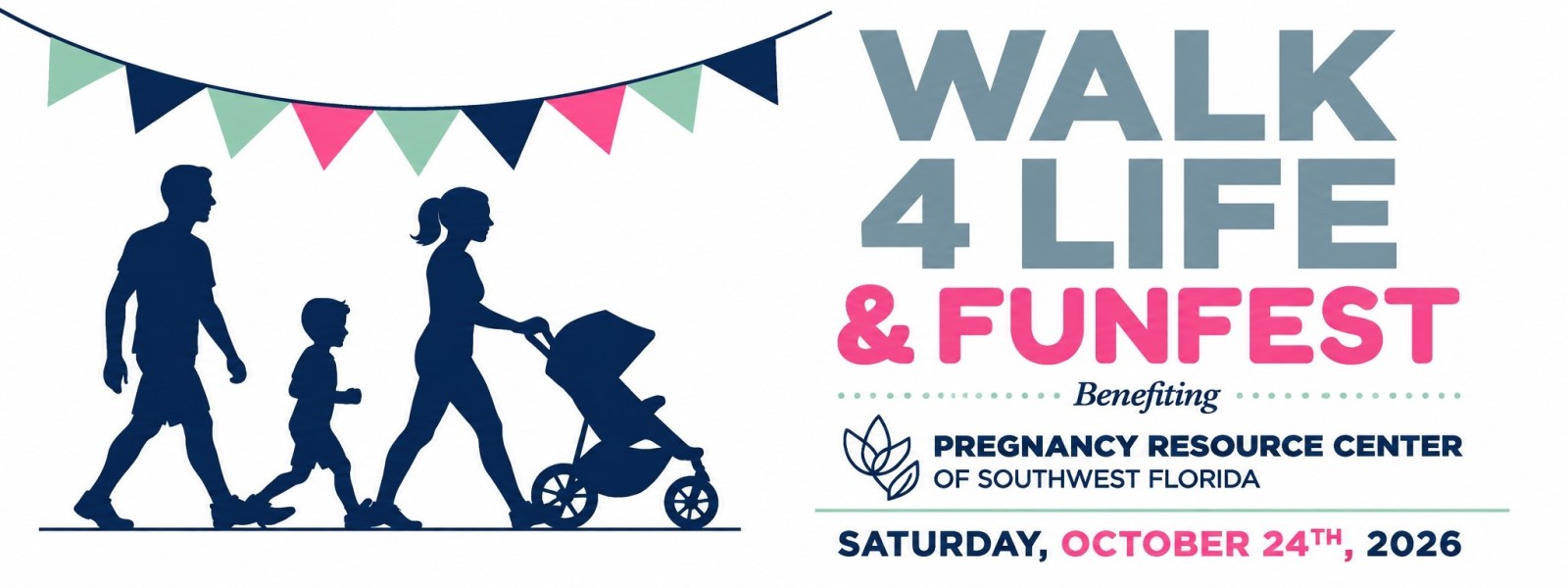 Join us for PRC Naples Walk for Life on Saturday October 24, 2026 at 8:30am at North Naples Regional Park