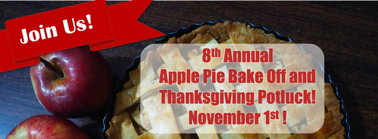 Sunday November 1,2026 after service we will have our Church Famamily Potluck- Thanksgiving theme in Suite 231