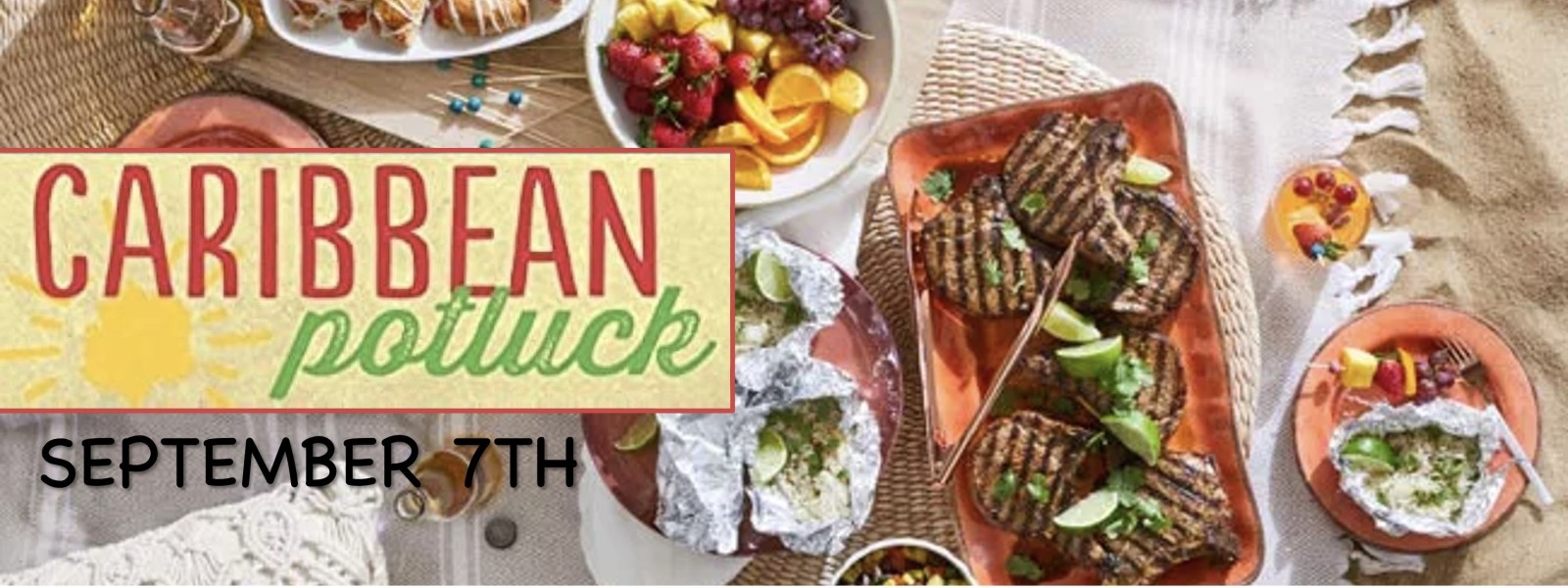 Join us after service for our Sunday Potluck-Caribbean food. Sunday September 7, 2025 at Calvary Chapel Naples