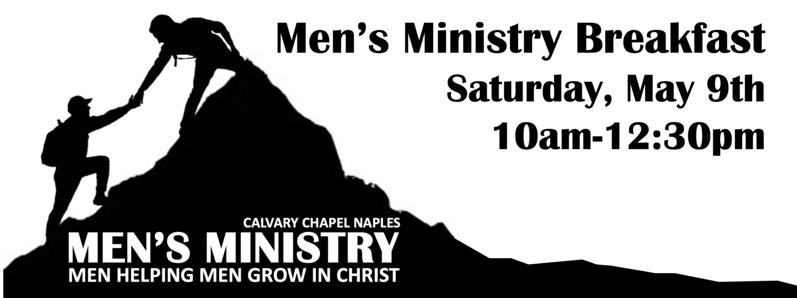 Men's Ministry Breakfast  Saturday May 9, 2026, at Calvary Chapel Naples in Suite 231